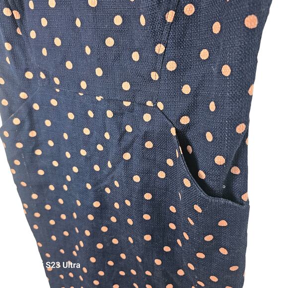 Boden Dress Sheath Dress Knee Length Dress Polka Dot Dress 10R Blue Martha - Picture 5 of 12